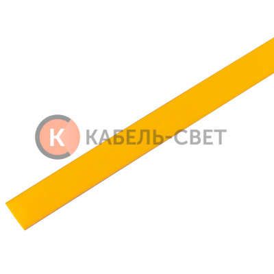 Трубка термоусаживаемая ТУТ 60,0/30,0мм, желтая, упаковка 10 шт. по 1м, PROconnect