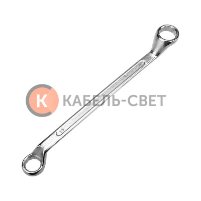 Ключ накидной коленчатый 19х22мм, цинк REXANT