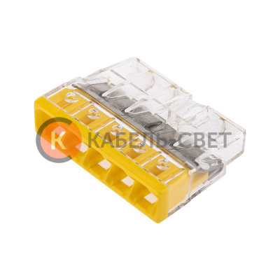 2273-205 Экcпресс-клемма, 5-проводная до 2,5 мм², (5 шт/уп)  WAGO
