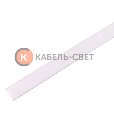 Трубка термоусаживаемая ТУТ 16,0/8,0мм, белая, упаковка 50 шт. по 1м, PROconnect