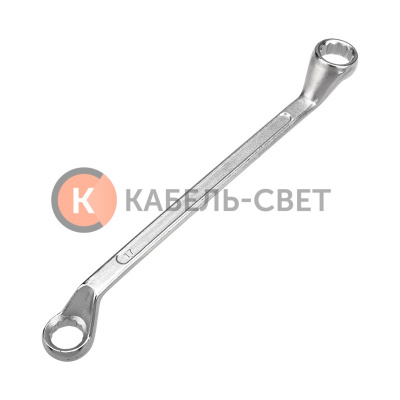 Ключ накидной коленчатый 17х19мм, цинк REXANT