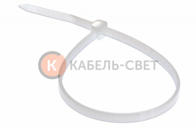 Хомут-стяжка кабельная нейлоновая 300x3,6мм, белая (100 шт/уп) REXANT