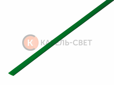 Трубка термоусаживаемая ТУТ нг 3,5/1,75мм, зеленая, упаковка 50 шт. по 1м REXANT