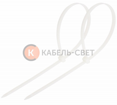 Хомут-стяжка кабельная нейлоновая 500x7,6мм, белая (100 шт/уп) REXANT