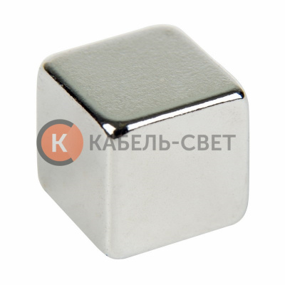 Неодимовый магнит куб 8х8х8 мм сцепление 3,7 кг (Упаковка 4 шт) Rexant
