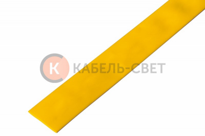 Трубка термоусаживаемая ТУТ нг 30,0/15,0мм, желтая, упаковка 10 шт. по 1м REXANT