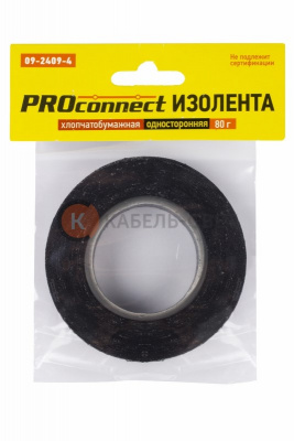 Изолента ХБ 18х0,35 мм (ролик 11,3 м/80 г) (2-ПОЛ) PROconnect