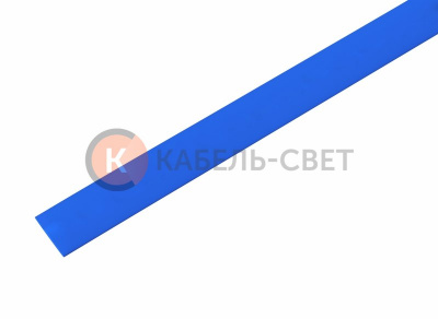 Трубка термоусаживаемая ТУТ нг 13,0/6,5мм, синяя, упаковка 50 шт. по 1м REXANT