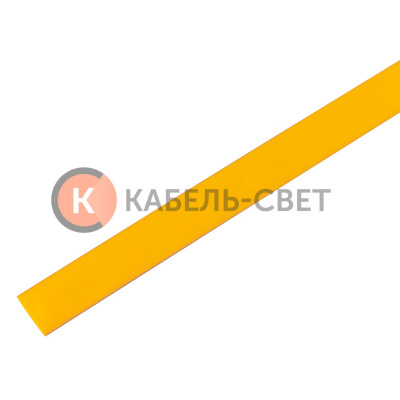 Трубка термоусаживаемая ТУТ 30,0/15,0мм, желтая, упаковка 10 шт. по 1м, PROconnect