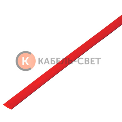 Трубка термоусаживаемая ТУТ 20,0/10,0мм, красная, упаковка 10 шт. по 1м, PROconnect