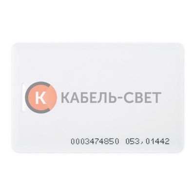 Электронный ключ (карта с прорезью) 125KHz формат EM Marin