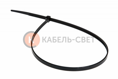 Хомут-стяжка кабельная нейлоновая 450x4,8мм, черная (100 шт/уп) REXANT