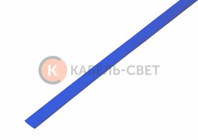 Трубка термоусаживаемая ТУТ нг 8,0/4,0мм, синяя, упаковка 50 шт. по 1м REXANT
