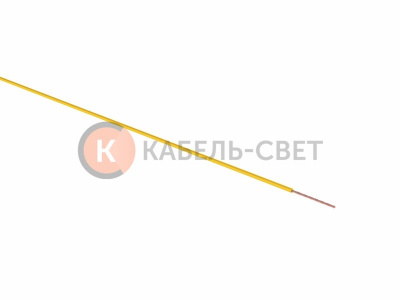 Провод ПГВА REXANT 1х1.50 мм², желтый, бухта 100 м
