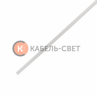 Трубка термоусаживаемая ТУТ 8,0/4,0мм, прозрачная, упаковка 50 шт. по 1м REXANT