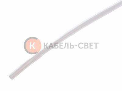 Трубка термоусаживаемая ТУТ 5,0/2,5мм, прозрачная, упаковка 50 шт. по 1м REXANT