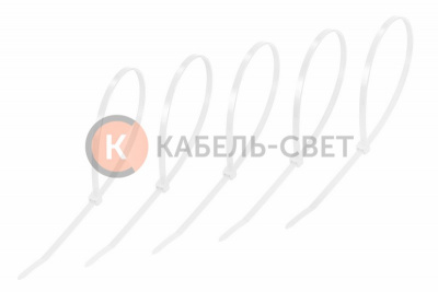 Хомут-стяжка нейлоновая 400x4,8мм, белая (25 шт/уп) REXANT