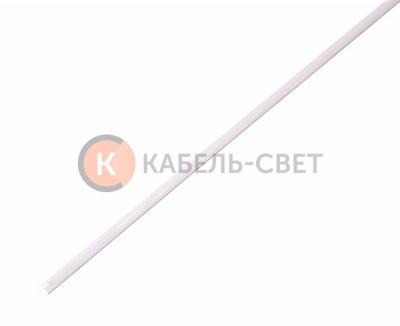 Трубка термоусаживаемая ТУТ нг 3,0/1,5мм, белая, упаковка 50 шт. по 1м REXANT