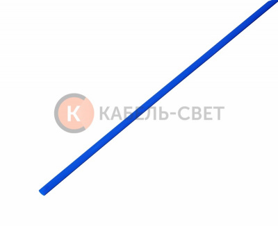 Трубка термоусаживаемая ТУТ нг 3,0/1,5мм, синяя, упаковка 50 шт. по 1м REXANT