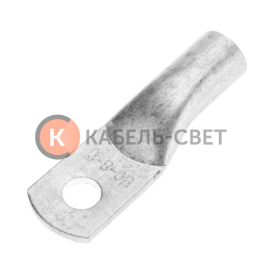 Наконечник медный луженый ТМЛ 50–8–11 (50мм² - Ø8мм) ГОСТ 7386-80 (в упак. 50 шт.) REXANT
