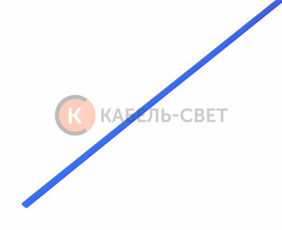 Трубка термоусаживаемая ТУТ нг 1,0/0,5мм, синяя, упаковка 50 шт. по 1м REXANT