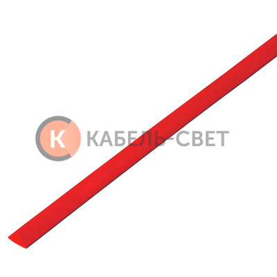 Трубка термоусаживаемая ТУТ 50,0/25,0мм, красная, упаковка 10 шт. по 1м, PROconnect