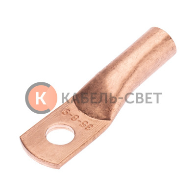 Наконечник медный ТМ 35-8-9 (35мм² - Ø8мм) (в упак. 50 шт.) REXANT
