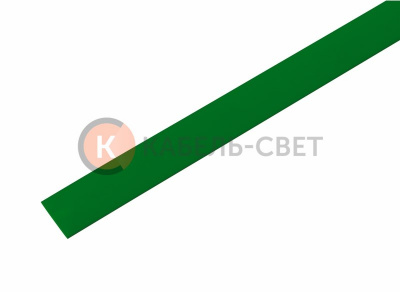 Трубка термоусаживаемая ТУТ нг 13,0/6,5мм, зеленая, упаковка 50 шт. по 1м REXANT