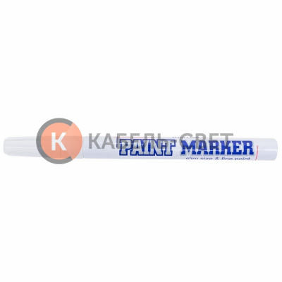 Маркер-краска Slim 2мм, нитрооснова, белый MunHwa