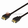 Кабель HDMI - HDMI 1.4, 3м, Gold, угловой PROconnect