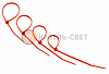 Хомут-стяжка нейлоновая 150x2,5мм, красная (25 шт/уп) REXANT