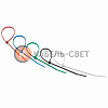 Хомут-стяжка нейлоновая 250x3,6мм, цветная (25 шт/уп) REXANT