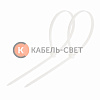 Хомут-стяжка кабельная нейлоновая 250x7,6мм, белая (100 шт/уп) REXANT