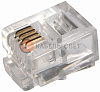 Разъем телефонный UTP, RJ-14 (6P4C), CAT 3 PROconnect