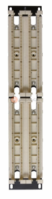 Кросс-панель 200-парная, тип 110, 19", 2U (без коннекторов)  REXANT