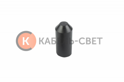 Термоусаживаемый колпак, (капа) 55,0/26,0 мм черный REXANT