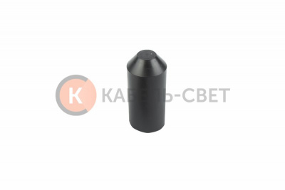 Термоусаживаемый колпак, (капа) 120,0/57,0 мм черный REXANT
