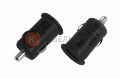 Автозарядка в прикуриватель USB (АЗУ) (5V, 1 000mA) черная REXANT